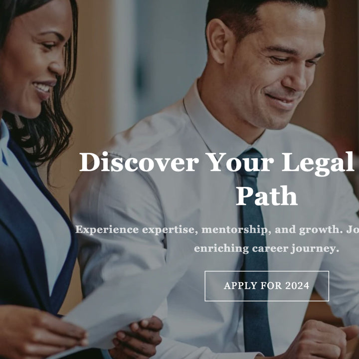 Two professionals reviewing legal documents representing Discover Your Legal Path law firm website theme by JFK Løvlien