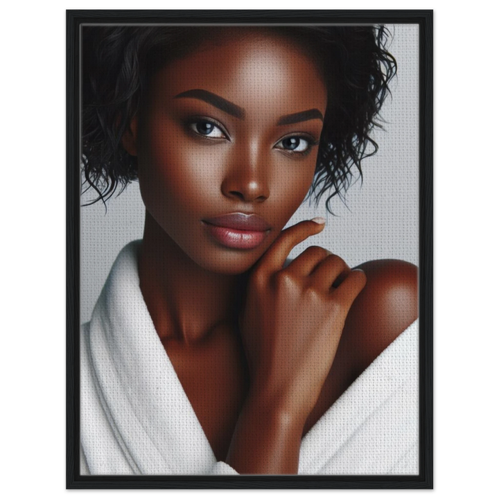 Joanna Martin art print close-up showing realistic texture and black frame craftsmanship