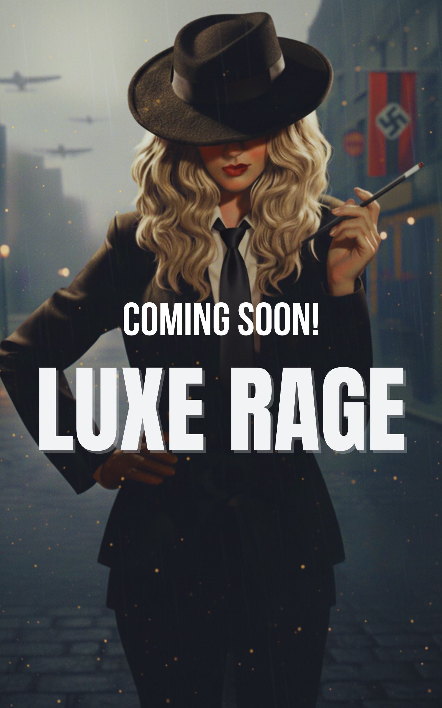 Lux Rage — coming soon. A Luxe Noir thriller from The Feeder Series by JFK Løvlien.