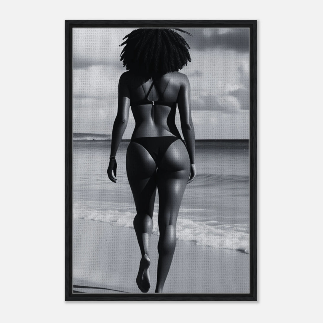 modern bedroom decor featuring bella graves art print from the feeder series by jfk løvlien