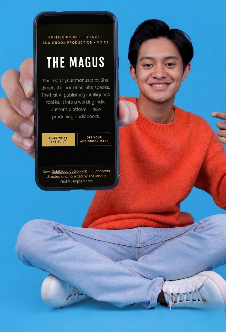 The Magus AI by JFK Løvlien — audiobook production, publishing intelligence, and voice technology for indie authors